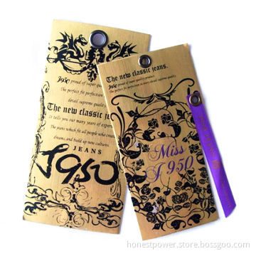 Hang Tags, Made of Paper, with UV Printing, Customized Shape, Sizes and Designs are Accepted